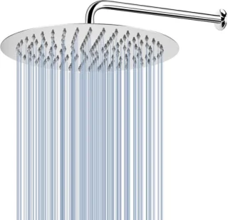 Regendouchekop rvs met verlengarm xxl 30cm