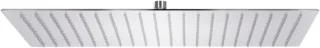 Regendouchekop rvs - rechthoekig 50 x 30 cm - zilver