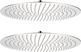 Regendouchekop RVS zilver - Ø 50 cm