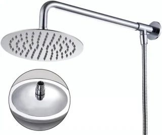 Regendouchekop set hoofddouche waterval 150 mm chroom