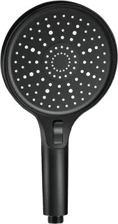 Regendouchekop Spa 15 cm Zwart