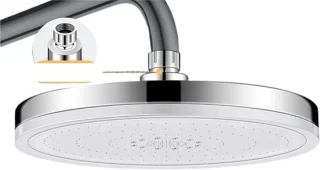 Regendouchekop spa douche zilver