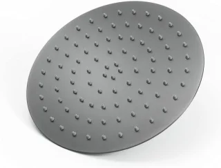 Regendouchekop vast 30 cm goudgrijs