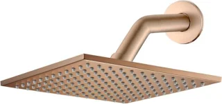 Regendouchekop vierkant 10 inch rosé goud