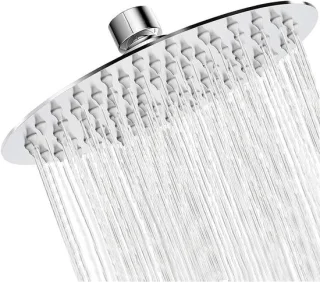 Regendouchekop vierkant 20 cm chroom