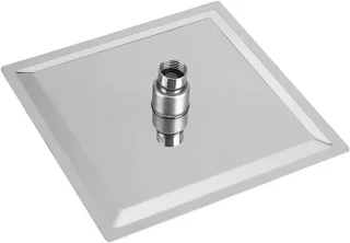 Regendouchekop vierkant - 20x20 cm - zilver