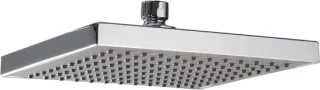 Regendouchekop vierkant 23 cm chroom