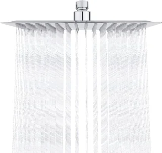 Regendouchekop vierkant 25 cm RVS
