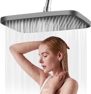 Strakke vierkante regendouchekop voor een luxe douche-ervaring