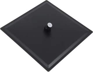 Regendouchekop vierkant 30 cm mat zwart