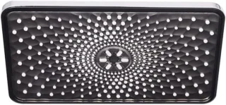 Regendouchekop vierkant 30x19 cm zwart