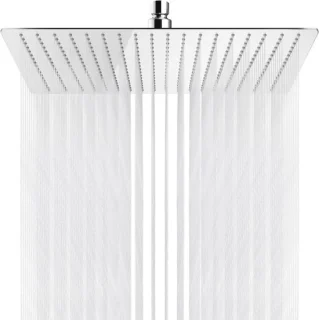Regendouchekop vierkant 40 cm - gepolijst chroom