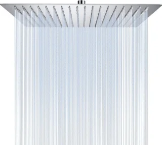 Regendouchekop Vierkant 40 cm RVS