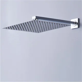Regendouchekop vierkant 40cm chroom