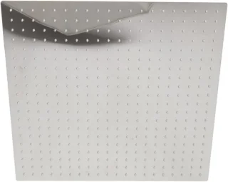 Regendouchekop vierkant 54 x 8 cm zilver