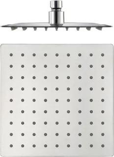Regendouchekop vierkant 8 inch chroom