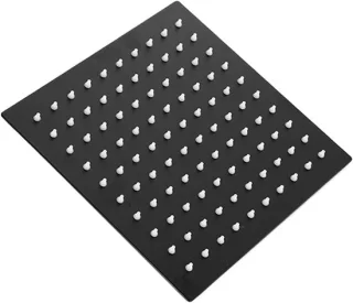 Regendouchekop Vierkant 8 inch Zwart