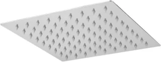Regendouchekop vierkant - douchekop RVS - 20 x 20 cm - zilver