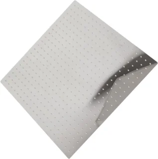 Regendouchekop vierkant roestvrijstaal 50x50 cm zilver