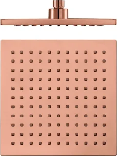 Regendouchekop vierkant roségoud