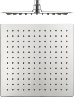 Regendouchekop vierkant rvs 10 inch geborsteld