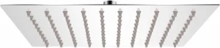 Regendouchekop vierkant RVS 20x20 cm zilverkleurig