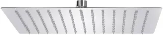 Regendouchekop vierkant rvs 30 x 30 cm zilver