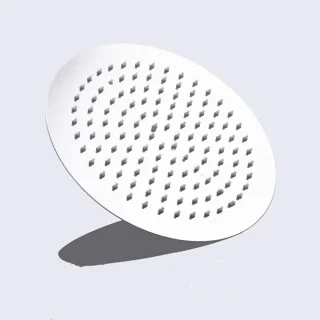 Regendouchekop wandmontage rvs 20 cm chroom vierkant en rond