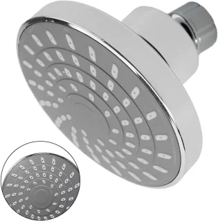 Regendouchekop wandmontage verstelbaar, 9.5 cm, chroom