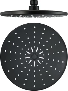 Regendouchekop zwart 9 inch