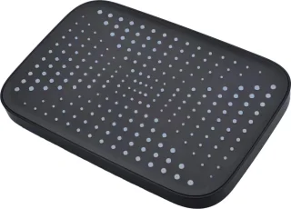 Regendoucheset 30 cm zwart thermostaatkraan