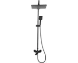 Regendoucheset Douchesysteem 20x30 cm Zwart