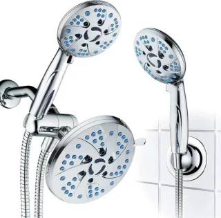 Regendoucheset met handdouche - Chroom