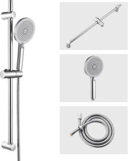 Regendoucheset met handdouche chroom