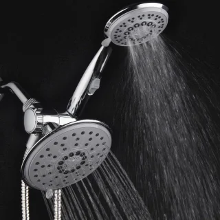 Regendoucheset met handdouche, chroom