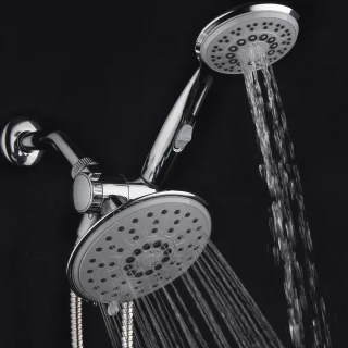Regendoucheset met handdouche, chroom