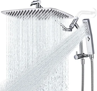 Regendoucheset met handdouche en douchearm
