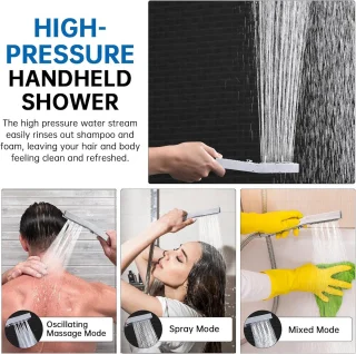 Regendoucheset met handdouche en douchearm