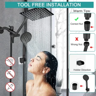 Regendoucheset met handdouche