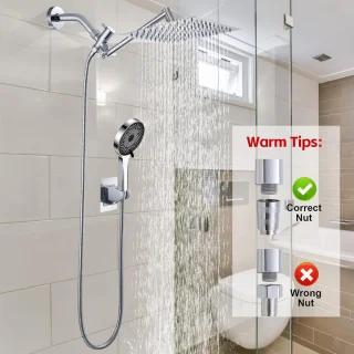 Regendoucheset met handdouche