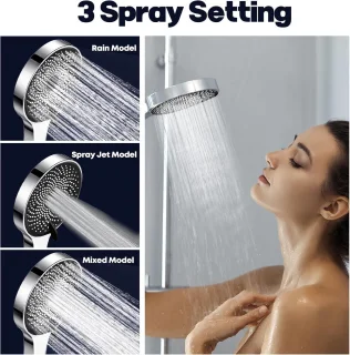 Regendoucheset met handdouche