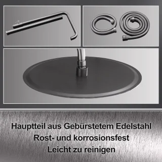 Regendoucheset RVS