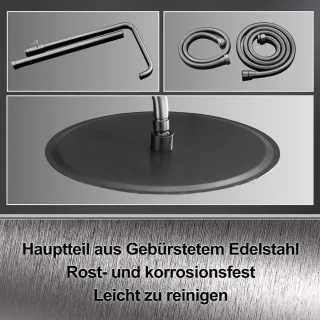 Regendoucheset RVS