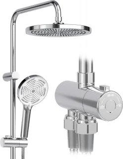 Regendoucheset RVS