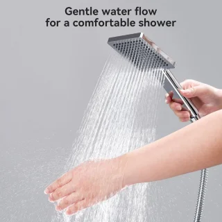 Regendoucheset Vierkante Douchekop 25x25 cm