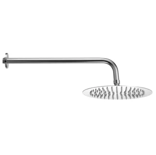 Regendoucheset Wandmontage Ronde 25,4 cm Chroom