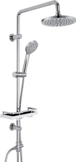 Regendoucheset Zilver