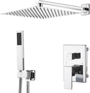 Regendouchesysteem 12 Inch Chroom