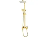 Regendouchesysteem Compleet 20x20 cm Goud