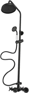Regendouchesysteem - Complete doucheset - 118 cm - Zwart